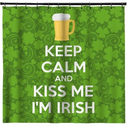 Kiss Me I'm Irish Shower Curtain - Custom Size (Personalized)