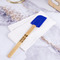 Kiss Me I'm Irish Silicone Spatula - Blue - In Context