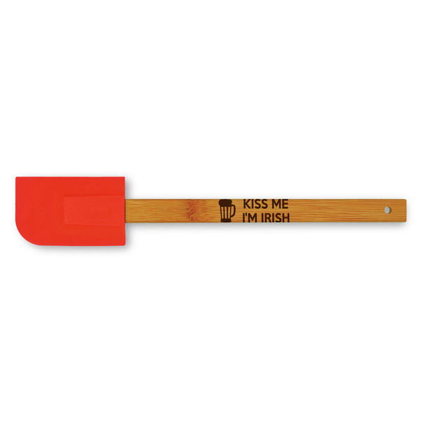 Custom Kiss Me I'm Irish Silicone Spatula - Red