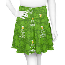 Kiss Me I'm Irish Skater Skirt - 2X Large (Personalized)