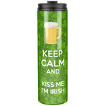 Kiss Me I'm Irish Stainless Steel Skinny Tumbler - 20 oz