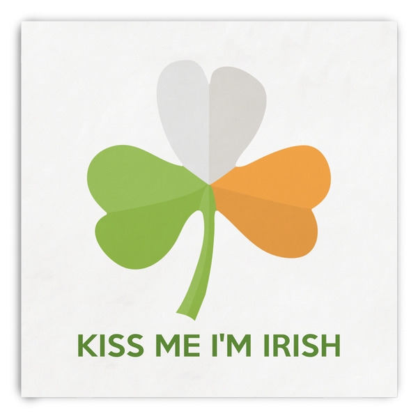 Custom Kiss Me I'm Irish Paper Dinner Napkins