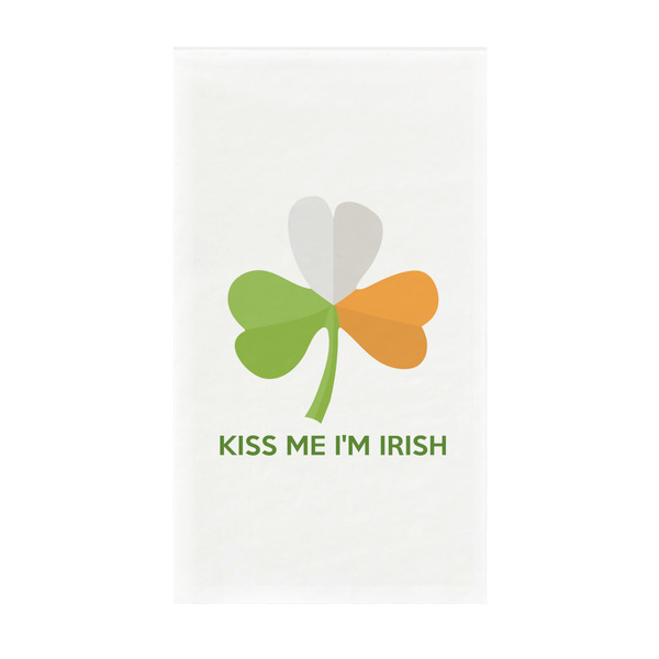 Custom Kiss Me I'm Irish Guest Paper Towels - Full Color - Standard