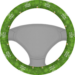 Kiss Me I'm Irish Steering Wheel Cover (Personalized)