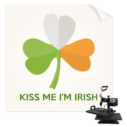 Kiss Me I'm Irish Sublimation Transfer - Pocket (Personalized)