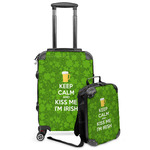 Kiss Me I'm Irish Kids 2-Piece Luggage Set - Suitcase & Backpack