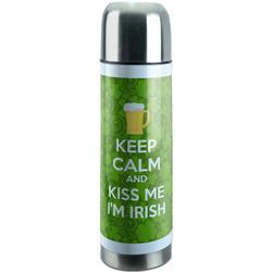 Kiss Me I'm Irish Stainless Steel Thermos (Personalized)