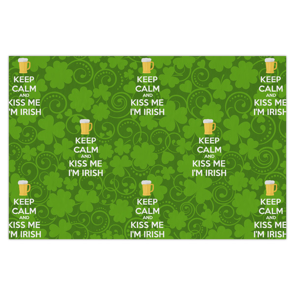 Custom Kiss Me I'm Irish X-Large Tissue Papers Sheets - Heavyweight