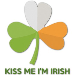 Kiss Me I'm Irish Graphic Decal - Large (Personalized)