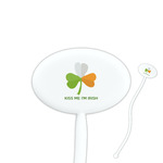 Kiss Me I'm Irish Oval Stir Sticks