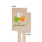 Kiss Me I'm Irish Wooden 6.25" Stir Stick - Rectangular - Single - Front & Back