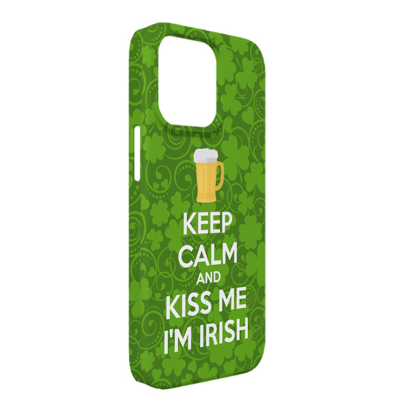 Custom Kiss Me I'm Irish iPhone Case - Plastic - iPhone 13 Pro Max