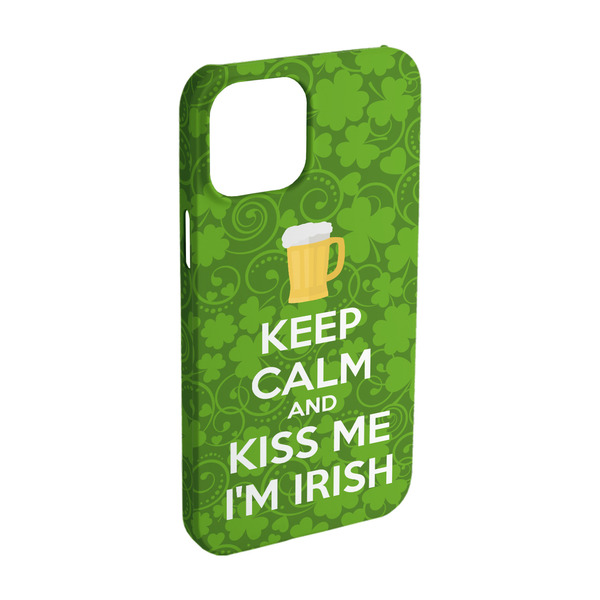 Custom Kiss Me I'm Irish iPhone Case - Plastic - iPhone 15