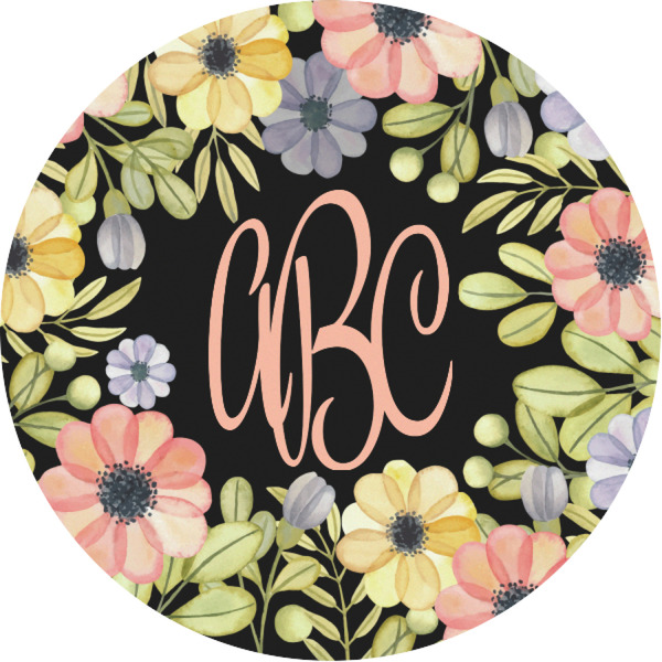 Custom Boho Floral Multipurpose Round Labels - 1" (Personalized)