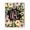 Boho Floral 11x14 Wood Print - Front View