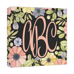 Boho Floral Canvas Print - 12x12 (Personalized)