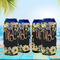 Boho Floral 16oz Can Sleeve - Set of 4 - LIFESTYLE