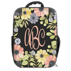 Boho Floral Hard Shell Backpack (Personalized)