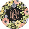 Boho Floral 2" Multipurpose Round Labels - Single Sticker