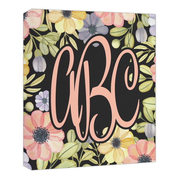 Custom Boho Floral Canvas Print - 20x24 (Personalized)