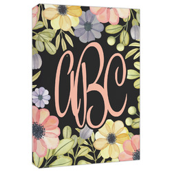 Boho Floral Canvas Print - 20x30 (Personalized)