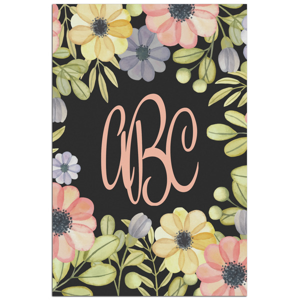 Custom Boho Floral Poster - Matte - 24x36 (Personalized)