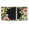 Boho Floral 3 Ring Binders - Full Wrap - 1" - OPEN INSIDE