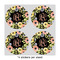 Boho Floral 4" Multipurpose Round Labels - Sheet