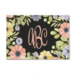 Boho Floral 4' x 6' Patio Rug (Personalized)