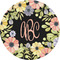 Boho Floral 5" Multipurpose Round Label - Single Sticker