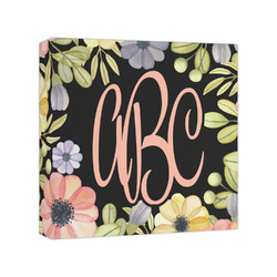 Boho Floral Canvas Print - 8x8 (Personalized)