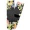 Boho Floral Adult Crew Socks - Single Pair - Front and Back