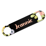 Boho Floral Bar Bottle Opener w/ Monogram