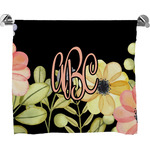 Boho Floral Bath Towel (Personalized)