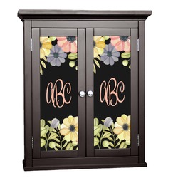 Boho Floral Cabinet Decal - Custom Size (Personalized)