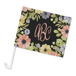 Boho Floral Car Flag - Large (Personalized)