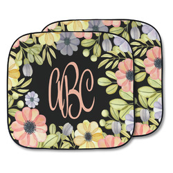 Boho Floral Car Sun Shade - Two Piece (Personalized)