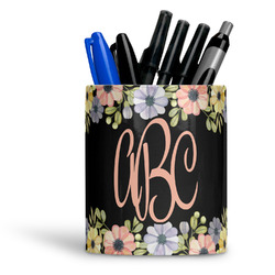 Boho Floral Ceramic Pen Holder