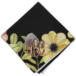 Boho Floral Cloth Dinner Napkin - Single w/ Monogram