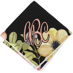 Boho Floral Cloth Napkin w/ Monogram