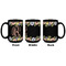 Boho Floral Coffee Mug - 15 oz - Black APPROVAL