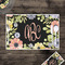 Boho Floral Disposable Paper Placemat - In Context