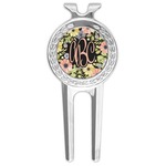 Boho Floral Golf Divot Tool & Ball Marker (Personalized)