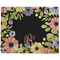 Boho Floral Dog Food Mat - Large without Bowls