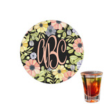 Boho Floral Printed Drink Topper - 1.5" (Personalized)