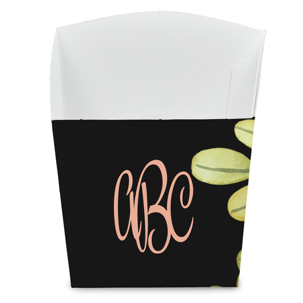 Custom Boho Floral French Fry Favor Boxes (Personalized)