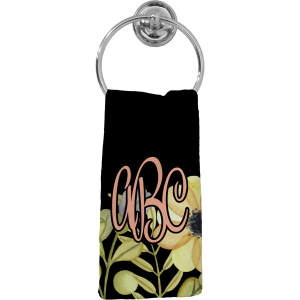 Custom Boho Floral Hand Towel - Full Print (Personalized)