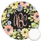 Boho Floral Icing Circle - Large - Front