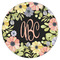 Boho Floral Icing Circle - Medium - Single