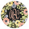 Boho Floral Icing Circle - XSmall - Single